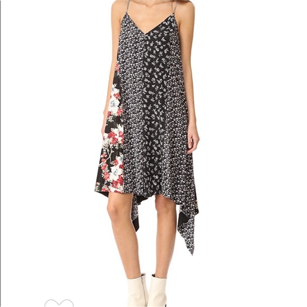 Rag & Bone Floral Handkerchief Dress